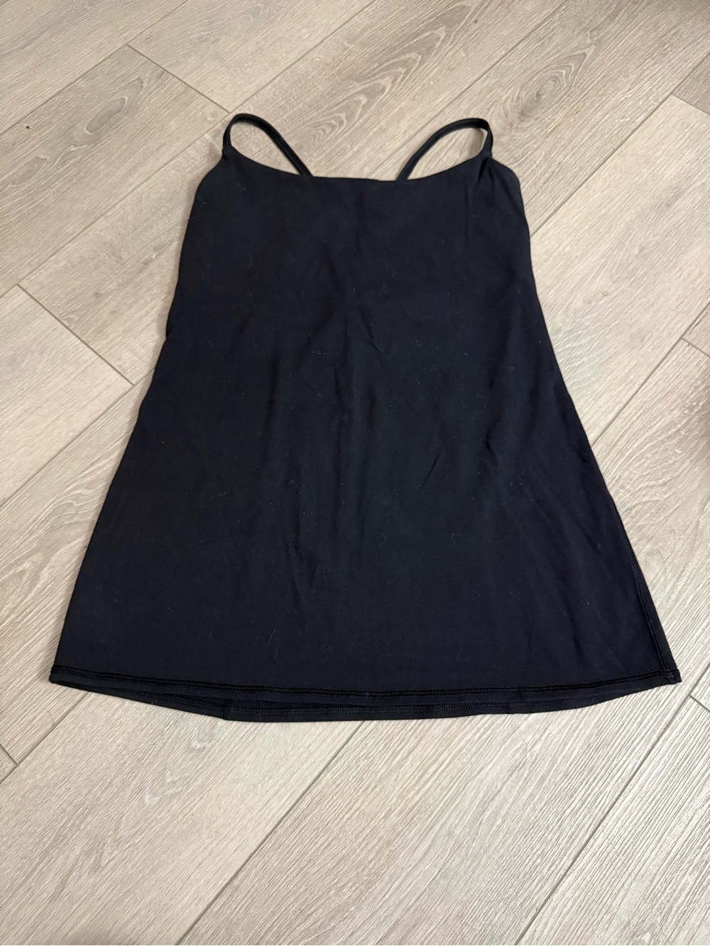 Lululemon Black Strappy Tank size 8